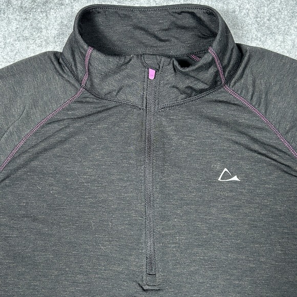 Paradox Merino Blend 1/4 Zip Dri-Release Pullover Mens Medium Black Base Later - Picture 8 of 16
